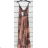 Langes Sommerkleid mit Trägern für Damen (S/M ONE SIZE) ITALIAN FASHION IMPSH23240KG