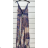 Langes Sommerkleid mit Trägern für Damen (S/M ONE SIZE) ITALIAN FASHION IMPSH23240KG