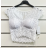 Ärmelloses Spitzen-Crop-Top für Damen (S/M EINHEITSGRÖSSE) ITALIAN FASHION IMPSH233208