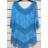 Übergroße 3/4-Langarm-Tunika für Damen (Einheitsgröße S/M) ITALIAN FASHION IMPSH235210