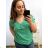 Tunika Kurzarm Frauen (uni s-l) ITALIAN FASHION IMD20123 L/XL weiß