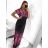 Langes, elegantes Icecool-Kurzarmkleid für Damen (M/L, XL/XXL) AINUOSI ITALIAN FASHION IMB239970/DR XL/XXL rot