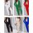 Elegantes Hemd Langarm Damen Kleid (S / M ONE SIZE) ITALIAN FASHION IMWY21734