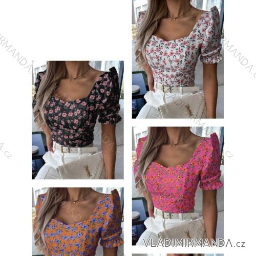 Langarmhemd für Damen (S / M ONE SIZE) ITALIAN FASHION IMWK21010