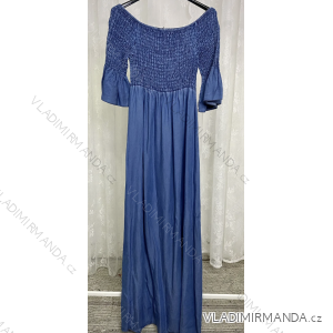 Damenkleid „Long Frog“ mit 3/4-Ärmeln (Einheitsgröße S/M) ITALIAN FASHION IMPLP2332860013
