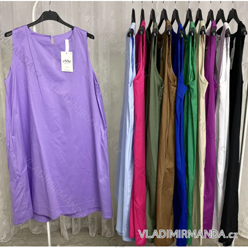 Ärmelloses Sommerkleid für Damen (S/M EINHEITSGRÖSSE) ITALIAN FASHION IMPLP2360510080