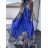 Langes, plissiertes, ärmelloses Sommerkleid für Damen (Einheitsgröße S/M) ITALIAN FASHION IMWA231298