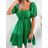 Sommerkleid mit kurzen Ärmeln für Damen (Einheitsgröße S/M) ITALIAN FASHION IMWGM231309