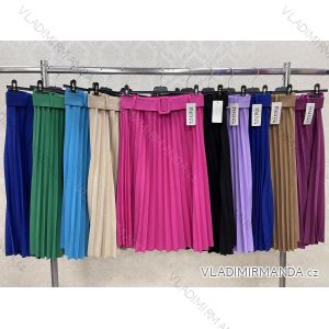 Langes Chiffon-Kurzarmkleid für Damen (S/M ONE SIZE) ITALIAN FASHION IMWGM23456