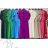 Langes Chiffon-Kurzarmkleid für Damen (S/M ONE SIZE) ITALIAN FASHION IMWGS231048