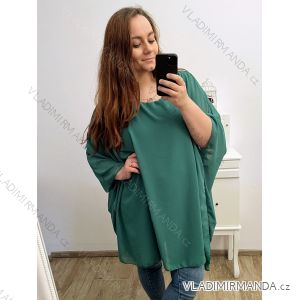 Damen-Tunika in Übergröße mit kurzen Ärmeln (XL/2XL/3XL/4XL Einheitsgröße) ITALIAN FASHION IMBM23FATI