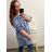 Langärmliges Tunika-Shirt für Damen in Übergröße (3XL/4XL EINHEITSGRÖSSE) ITALIAN FASHION IM423106