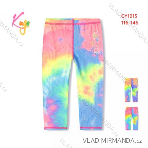 Legíny bavlněn3/4 dětské dívčí (98-128)KUGO NFV6512