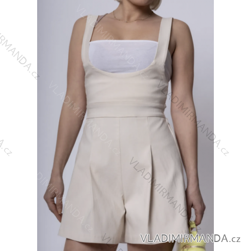 Kurzer Overall mit Trägern für Damen (S/M ONE SIZE) ITALIAN FASHION IMPMD2356328