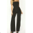 Langes Chiffon-Kurzarmkleid für Damen (S/M ONE SIZE) ITALIAN FASHION IMWGS231048