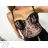 Šaty letní na ramínka dámské (S/M ONE SIZE) ITALSKÁ MÓDA IMPBB22B21841 S schwarz