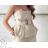 Langes Chiffon-Kurzarmkleid für Damen (S/M ONE SIZE) ITALIAN FASHION IMWGS231048