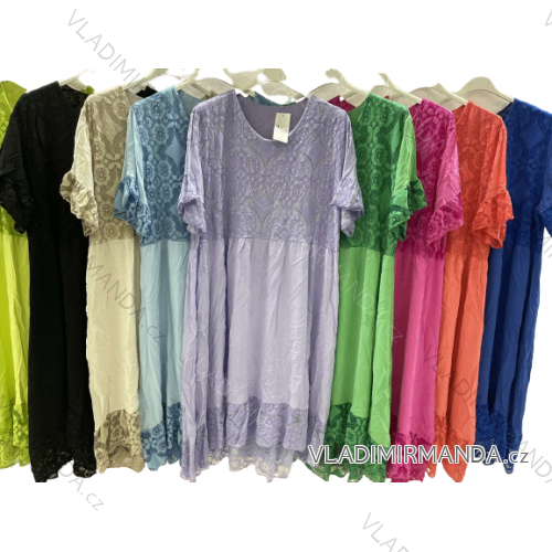 Damen Kurzarmtunika (uni xL / 2XL) TURKISH FASHION TM9200691