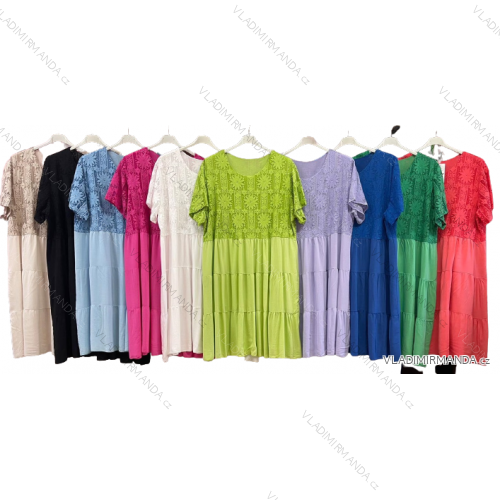 Damen Kurzarmtunika (uni xL / 2XL) TURKISH FASHION TM9200691