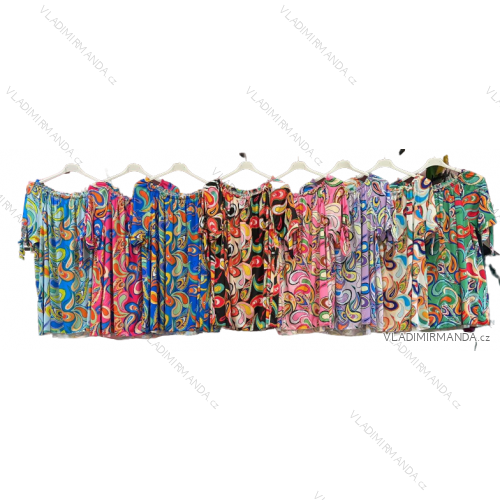 Tunika / Bluse Langarm Damen Oversized (3XL / 4XL ONE SIZE) ITALIAN FASHION IMWQ2191650