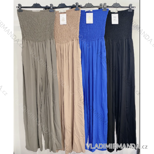 Langes Chiffon-Kurzarmkleid für Damen (S/M ONE SIZE) ITALIAN FASHION IMWGS231048