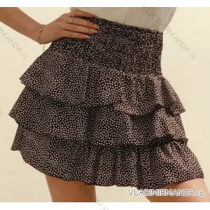 Langes Chiffon-Kurzarmkleid für Damen (S/M ONE SIZE) ITALIAN FASHION IMWGS231048