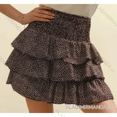 Langes Chiffon-Kurzarmkleid für Damen (S/M ONE SIZE) ITALIAN FASHION IMWGS231048