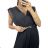 Kurzärmliges Hemdkleid für Damen (S / M ONE SIZE) ITALIAN FASHION IM422633