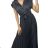 Šaty riflové dlouhé košilové dámské  (uni sl) ITALIAN Fashion IM3181746