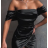 Šaty letní na ramínka dámské (S/M ONE SIZE) ITALSKÁ MÓDA IMPBB22B21841 S/M königsblau