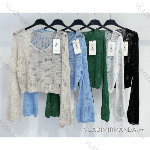 Langes Chiffon-Kurzarmkleid für Damen (S/M ONE SIZE) ITALIAN FASHION IMWGS231048