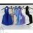 Langes Chiffon-Kurzarmkleid für Damen (S/M ONE SIZE) ITALIAN FASHION IMWGS231048