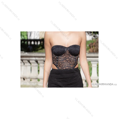 Langes Chiffon-Kurzarmkleid für Damen (S/M ONE SIZE) ITALIAN FASHION IMWGS231048