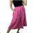 Mittellanger Rock für Damen (Einheitsgröße S/M) ITALIAN FASHION IMM23HG4911/DU Dunkelrosa