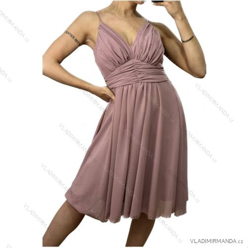 Elegantes, trägerloses Sommerkleid für Damen (Einheitsgröße S/M) ITALIAN FASHION IMPSH2380557