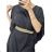 Kurzärmliges Sommerkleid mit Fliege für Damen (S/M/L ONE SIZE) ITALIAN FASHION IM423MOTYL