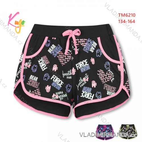Kraťas Shorts mit Pailletten Baby Teenager Mädchen (98-128) KUGO K627
