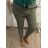 Langarmkleid mit Anhänger Damen Oversized (3XL / 4XL ONE SIZE) ITALIAN FASHION IMWQ2115022 XL/2XL grau