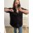 Kalhoty dlouhé strečové dámské (S/M ONE SIZE) ITALSKÁ MÓDA IMWA23497 2XL/3XL schwarz