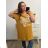 T-Shirt vayage Kurzarm Frauen (uni s / m) ITALIAN FASHIONIM420165 schwarz 4XL / 5XL schwarz