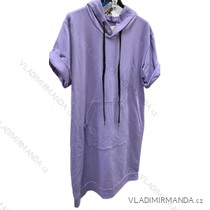 Kurzärmliges Oversize-Sweatshirtkleid für Damen (Einheitsgröße S/M) ITALIAN FASHION IMM23M22840
