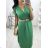 Sommerkleid für Damen, langes Maxikleid mit kurzen Ärmeln (Einheitsgröße S/M) ITALIAN FASHION IMM23M20835
