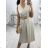 Sommerkleid für Damen, langes Maxikleid mit kurzen Ärmeln (Einheitsgröße S/M) ITALIAN FASHION IMM23M20835