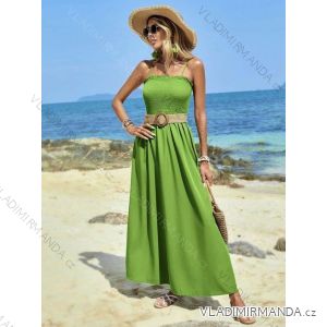 Langes Sommerkleid mit Trägern für Damen (S/M ONE SIZE) ITALIAN FASHION IMM23M5683