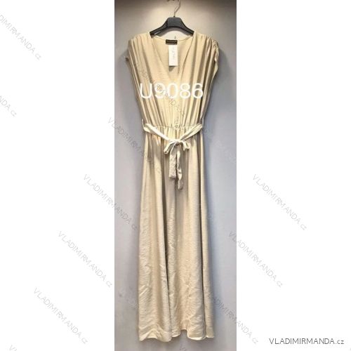 Sommerkleid für Damen, langes Maxikleid mit kurzen Ärmeln (Einheitsgröße S/M) ITALIAN FASHION IMM23M20835