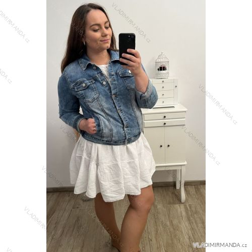 Damen Jeansjacke kurz (s-2xl) MA520002