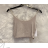 Langes Chiffon-Kurzarmkleid für Damen (S/M ONE SIZE) ITALIAN FASHION IMWGS231048
