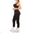 Set aus Crop-Top und langer Jogginghose für Damen (Einheitsgröße S/M) ITALIAN FASHION IMM23M9545