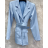 Langes Chiffon-Kurzarmkleid für Damen (S/M ONE SIZE) ITALIAN FASHION IMWGS231048