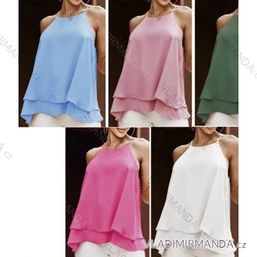 Damen-Sommer-Tanktop (S/M ONE SIZE) ITALIAN FASHION IMWB22095